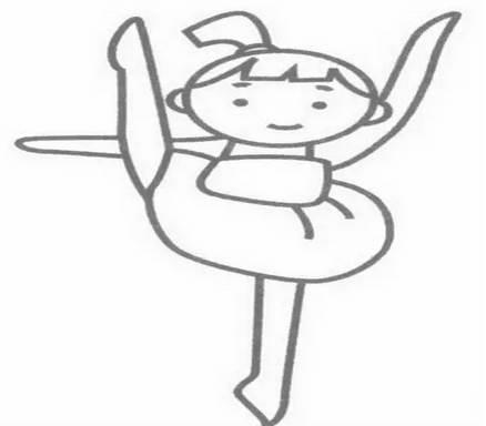 跳舞简笔画 跳舞简笔画人物图片