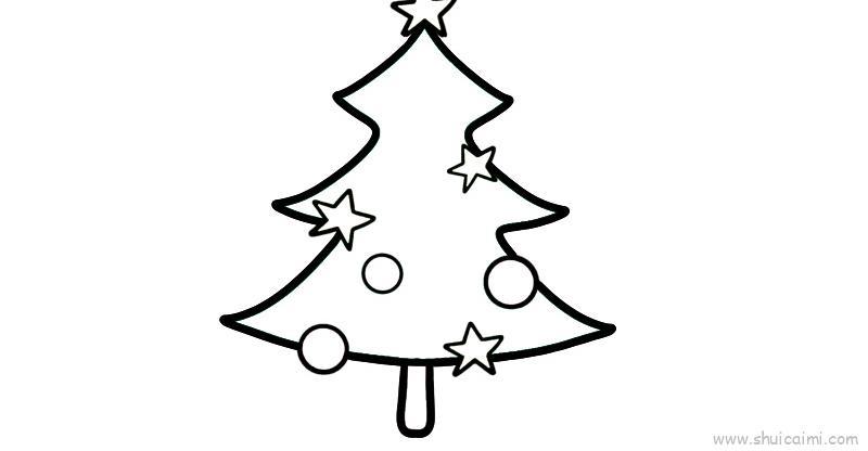 圣诞节圣诞树儿童画怎么画 圣诞节圣诞树简笔画画法