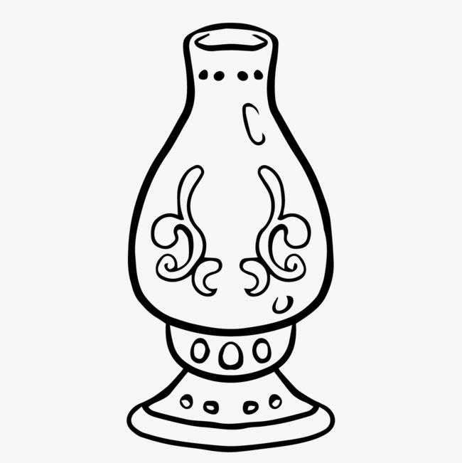 花瓶简笔画图片大全 幼儿园花瓶简笔画图片大全