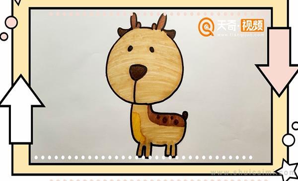 小鹿简笔画怎么画 小鹿简笔画图片