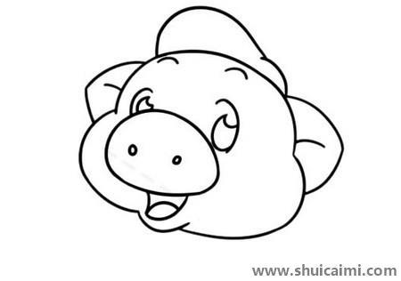 猪八戒儿童简笔画