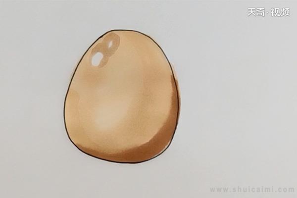 鸡蛋简笔画怎么画 鸡蛋简笔画图片