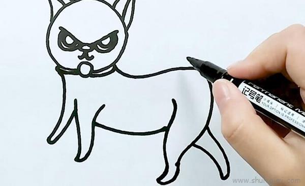 万圣节猫咪儿童画怎么画 万圣节猫咪简笔画顺序