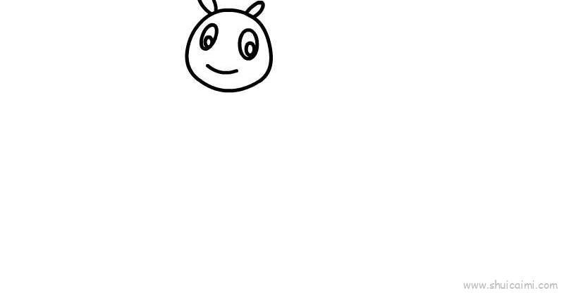 毛毛虫儿童画怎么画 毛毛虫简笔画画法
