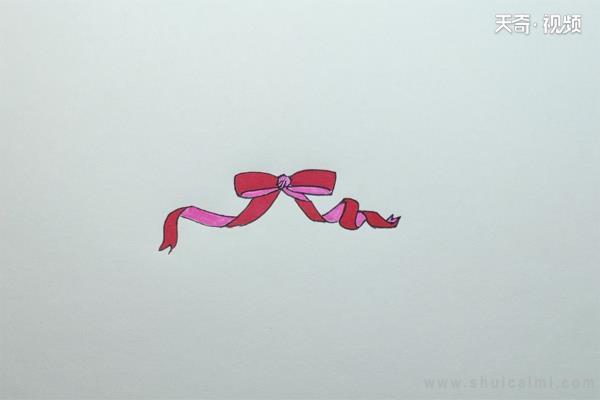蝴蝶结简笔画怎么画 蝴蝶结简笔画好看