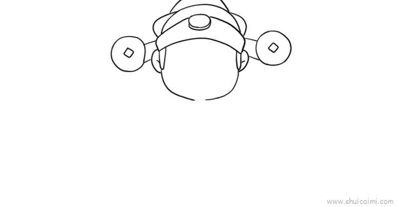 财神爷儿童画怎么画 财神爷简笔画画法
