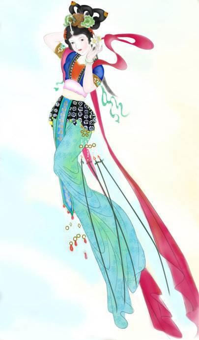 花神简笔画 花神简笔画大全