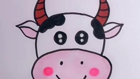 牛的简笔画图片大全 牛的简笔画图片大全可爱简单