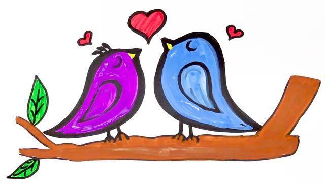 小鸟简笔画图片大全 小鸟简笔画图片大全彩色