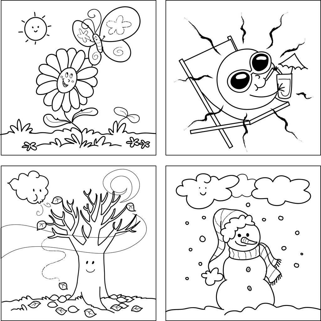 春夏秋冬简笔画 春夏秋冬简笔画图片