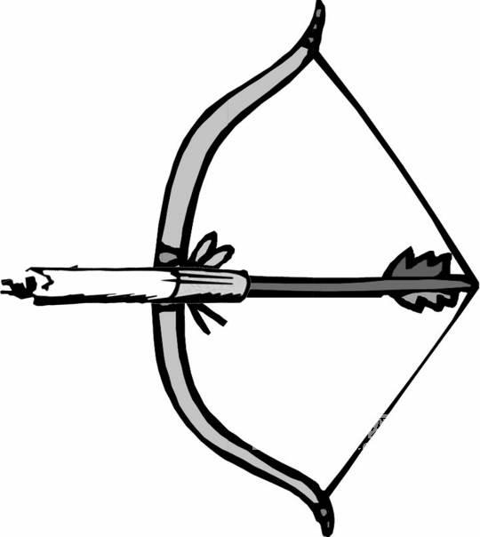 弓箭简笔画 弓箭简笔画帅气