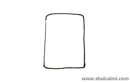 行李箱儿童简笔画