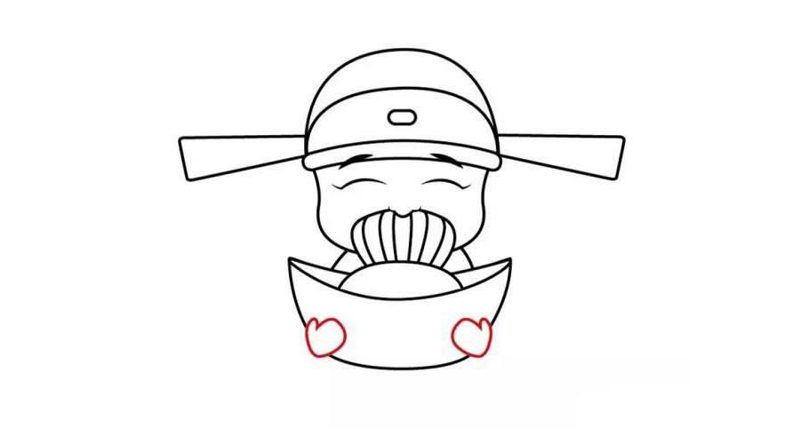 财神简笔画怎么画好看 财神简笔画怎么画好看图片