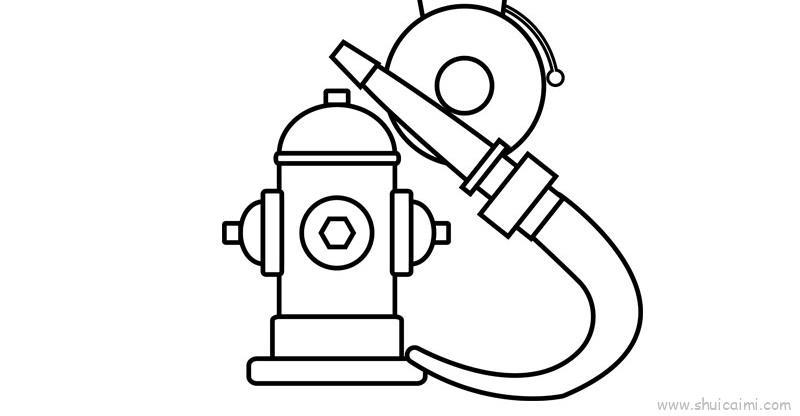 消防栓儿童画怎么画 消防栓简笔画步骤