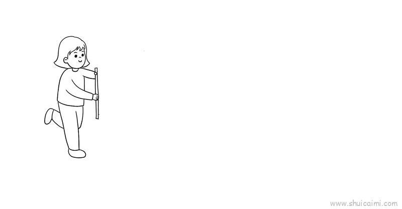 武汉加油图儿童画怎么画 武汉加油图简笔画简单