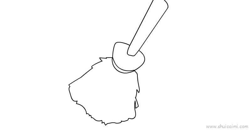 女巫扫把儿童画怎么画 女巫扫把简笔画图片