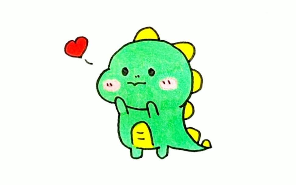 小恐龙简笔画 小恐龙简笔画图片可爱