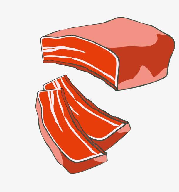 肉简笔画 肉简笔画彩色