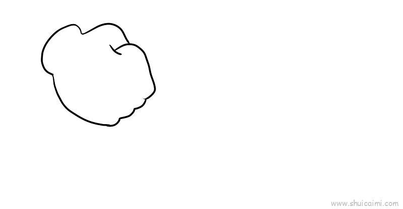 剪刀石头布儿童画怎么画 剪刀石头布简笔画好看