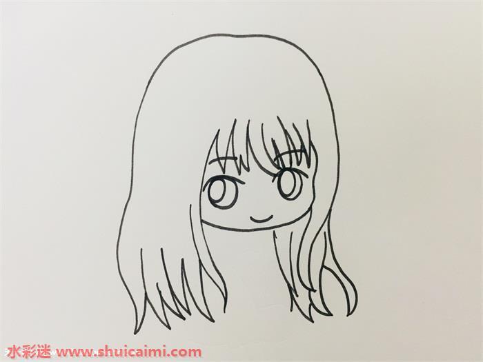 动漫人物赤木晴子怎么画?赤木晴子简笔画步骤教程