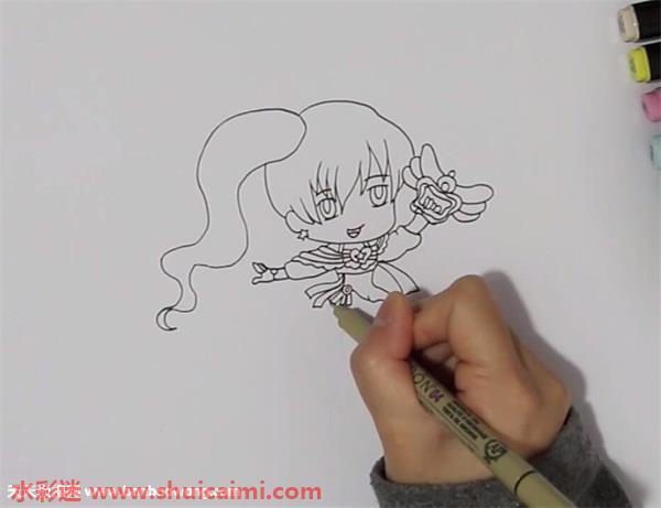 贝贝公主怎么画 贝贝公主简笔画步骤图