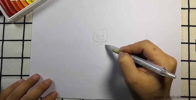 猪儿童简笔画怎么画 猪儿童画顺序