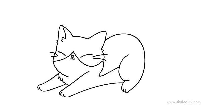 小黄猫儿童画怎么画 小黄猫简笔画简单