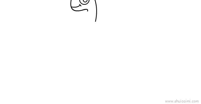 长颈龙儿童画怎么画 长颈龙简笔画图片大全