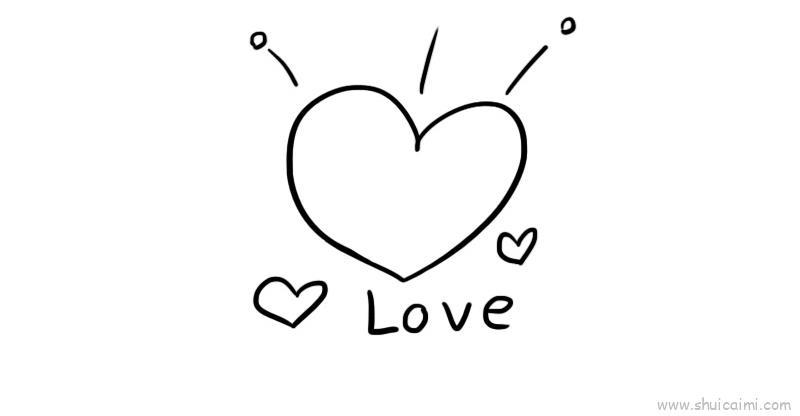 网格本手绘爱心儿童画怎么画 网格本手绘爱心简笔画图片大全