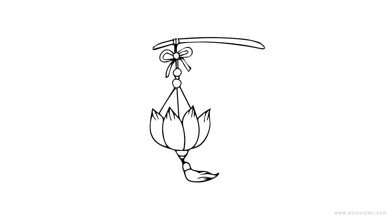 花灯简笔画怎么画 花灯简笔画简单又好看