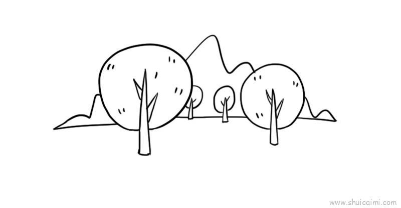 场景儿童画怎么画 场景简笔画画法