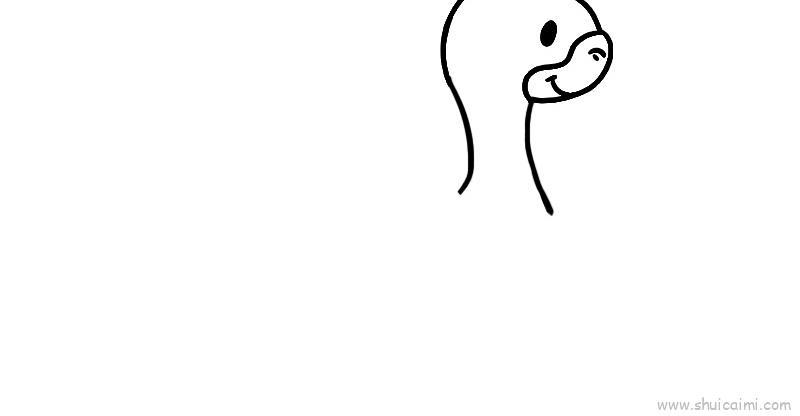 长颈龙儿童画怎么画 长颈龙简笔画简单又好看