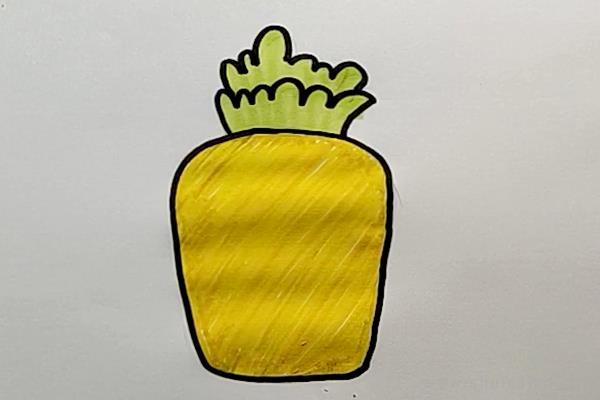 菠萝简笔画怎么画 菠萝简笔画简单又好看