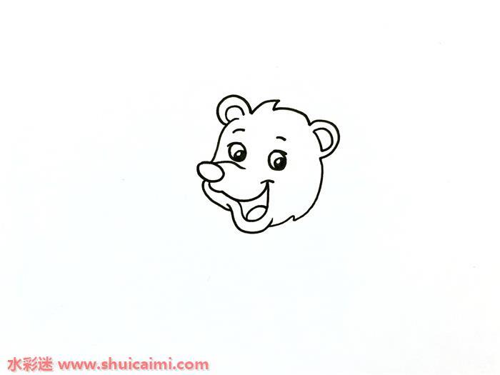 QQ红包熊怎么画 熊简笔画简单易画彩色