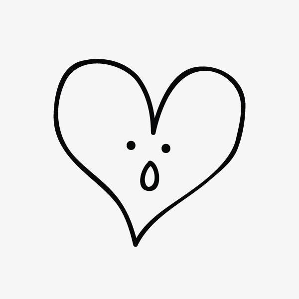 爱心简笔画 爱心简笔画图片