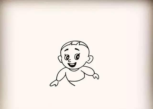 大头儿子简笔画图片大全 大头儿子简笔画图片大全彩色