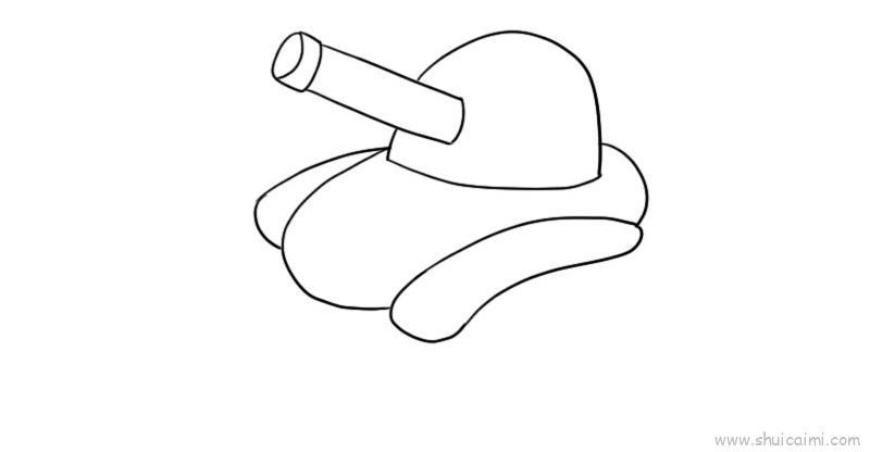 装甲车儿童画怎么画 装甲车简笔画顺序