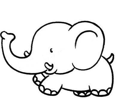大象的简笔画 大象的简笔画怎么画又简单又可爱
