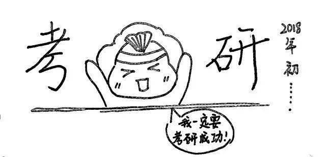 高考简笔画简单又漂亮 高考加油简笔画可爱