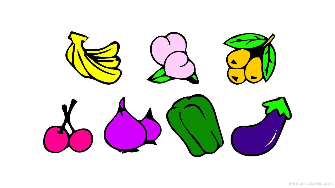 蔬果简笔画怎么画 蔬果简笔画图片大全