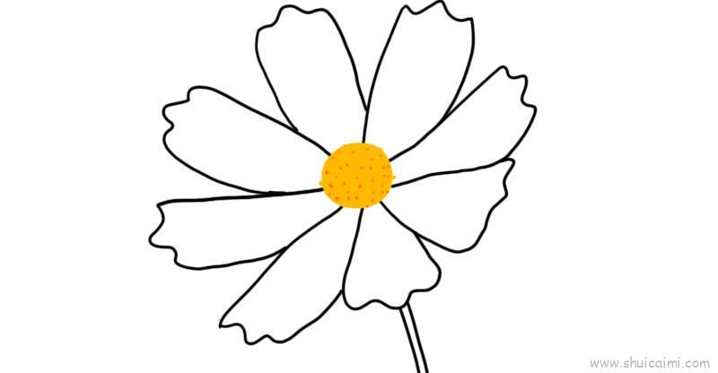 鲜花儿童画怎么画 鲜花简笔画顺序