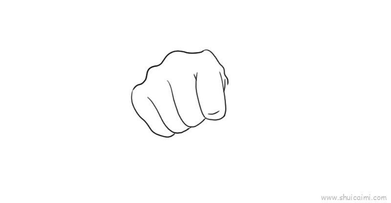 拳头儿童画怎么画 拳头简笔画好看
