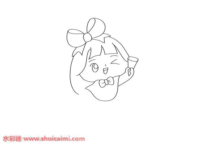 卡通小伶怎么画 卡通小伶简笔画图片大全