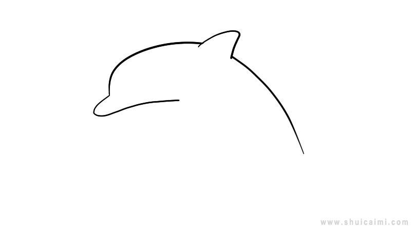 海豚简笔画怎么画 海豚简笔画图片