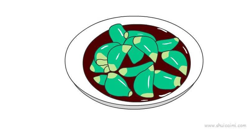 腊八蒜儿童画怎么画 腊八蒜简笔画步骤