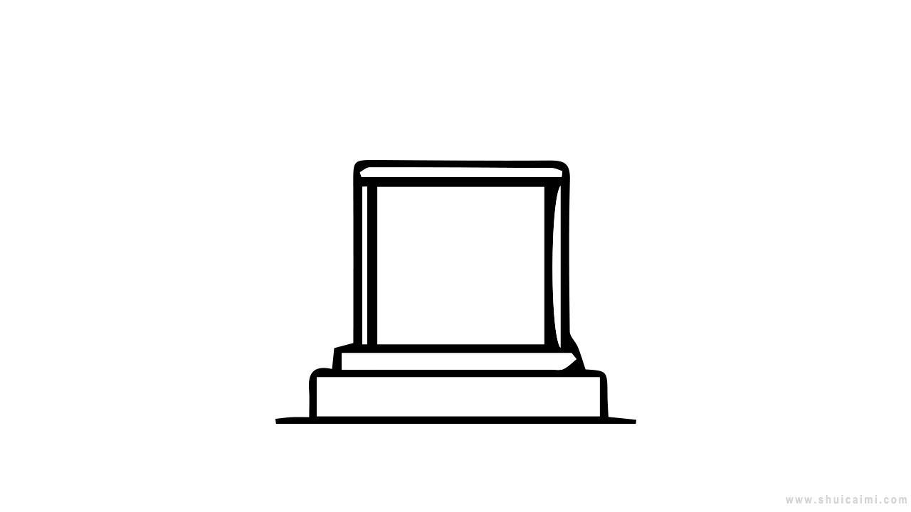 古建筑亭子简笔画怎么画 古建筑亭子简笔画画法