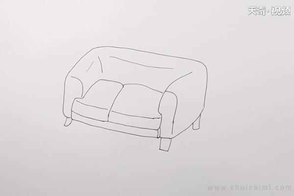 沙发简笔画怎么画 沙发简笔画简单又好看