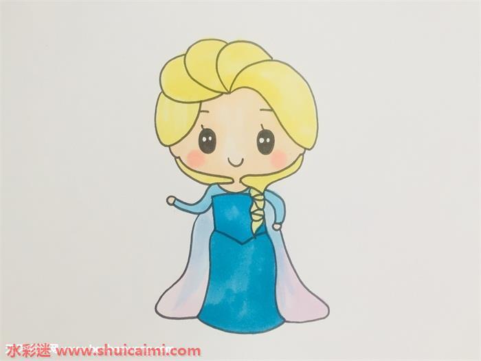 爱莎怎么画 爱莎简笔画简单又漂亮