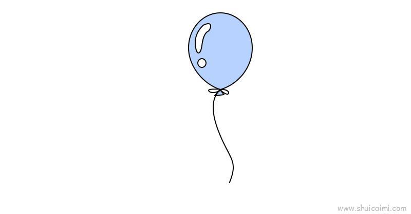 气球儿童画怎么画 气球简笔画画法