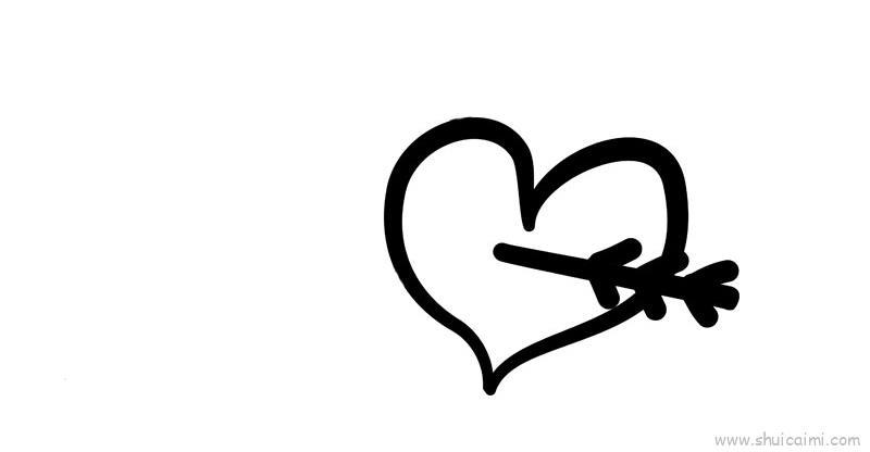 七夕爱心儿童画怎么画 七夕爱心简笔画简单